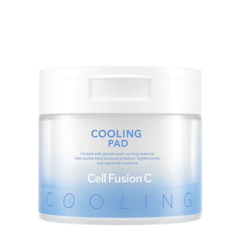 Cell Fusion C First Cooling Pad vėsinantis ir drėkinantis tonikas (70 diskelių)