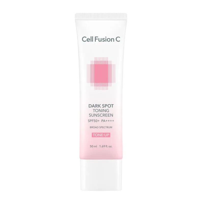 Cell Fusion C Dark Spot Toning Sunscreen SPF 50+ PA++++ tonizuojantis apsauginis kremas nuo saulės 50 ml