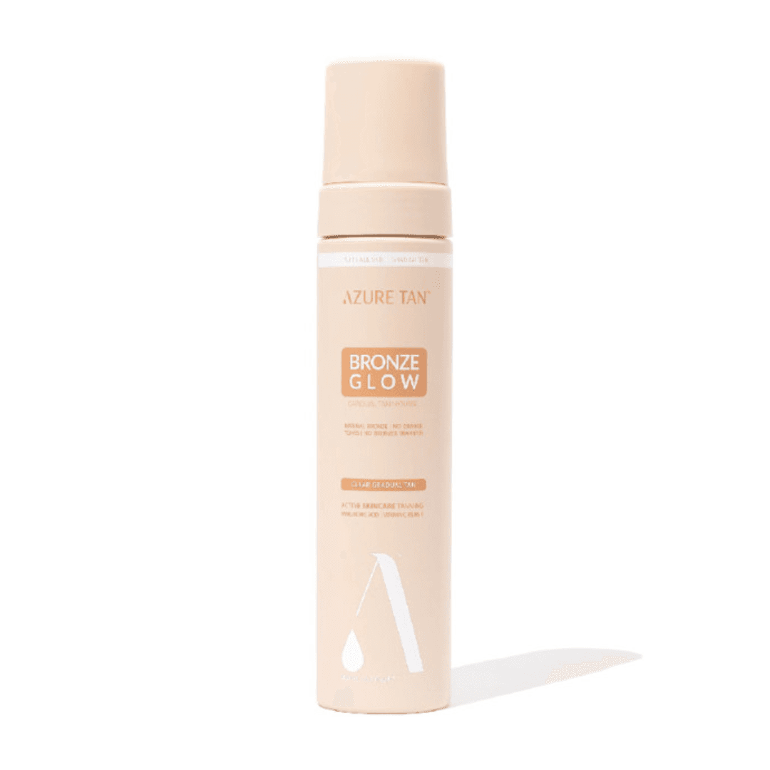 Azure Tan "Bronze Glow – Gradual Tan" palaipsninį švytintį bronzinį savaiminio įdegio efektą suteikiančios putos 200 ml